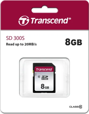Produktbild von Transcend SDHC 300S          8GB Class 10