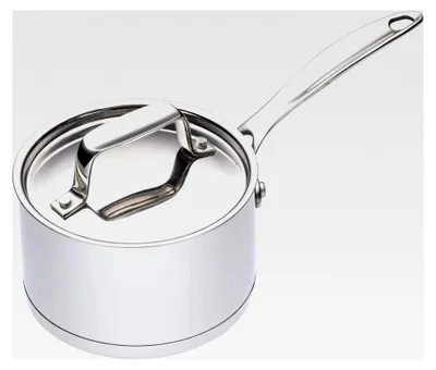 Produktbild von Mini-Kasserolle aus Edelstahl, induktionsgeeignet, 8,5 cm, Silber