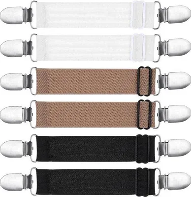Productafbeelding van Famanu Cardiganclips, elastische kledingclips - zwart, bruin
