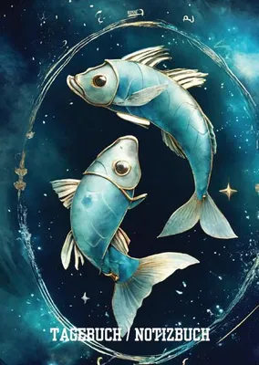 Produktbild von Tagebuch / Notizbuch Sternzeichen Fisch
