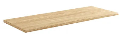 Zdjęcie produktu dla Blat Łazienkowy 120 Cm Mdf Dąb Olejowany Pod Umywalkę Nablatową