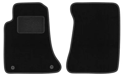 Immagine prodotto di Tappetini anteriori in moquette per Opel Omega A 1986-1994 (berlina/station wagon) – 2 pezzi, neri, su misura – Wielganizator LUX