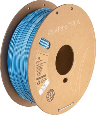 Produktbild von Polymaker PolyTerra PLA Filament Dual Glacier Blue Ice-Blue 1.75 mm 1KG