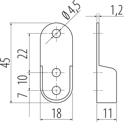 Produktbild von Ovale Stahlrosette, 2 Stück - V-MRRDRO0000