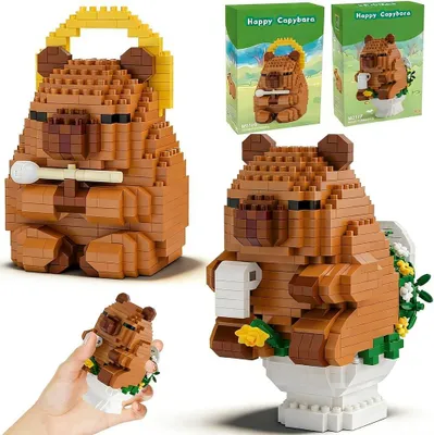 Productafbeelding van Micro Bauklötze set, 2 modellen, mini constructieset, voor verzamelaars