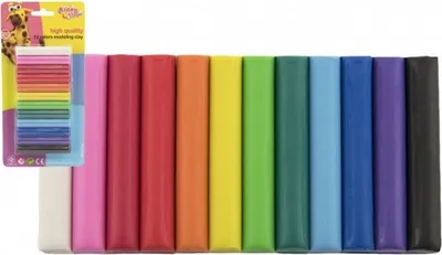 Obrázok produktu pre Nara modelovacia plastelína/plast 165g 12ks