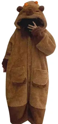 Immagine prodotto di Elzusha - Accappatoio confortevole con cappuccio - Morbido accappatoio in pile per donna