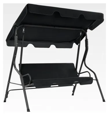 Produktbild von Hollywoodschaukel Anthrazit 170x110x153 cm für Terrasse, Garten, Balkon, Pool