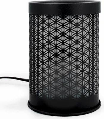 Obrázok produktu pre Candle Brothers  Elektrická aromalampa, LED aromalampa, dizajn Flower of Life, VxŠxH: 22x15x15 cm, duroplast, biela