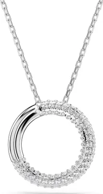Produktbild von Swarovski Kette mit Anhänger Uni Dextera Pavé Weiß Rhodiniert 5692737