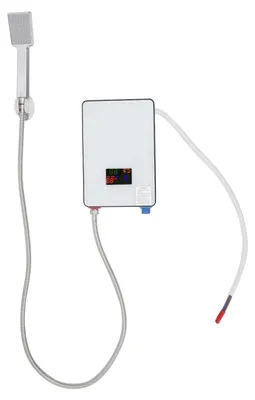 Obrázek produktu pro Elektrický ohřívač vody, ovládání dotykovým displejem, nastavitelná teplota, BÍLÝ