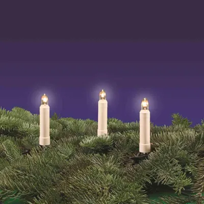 Produktbild von Lichterkette, Glühlampe, weiß, 15LP, IP44, 15,6m, 45W, Lichterkette Aussen Typ 97 Toplampen E 10