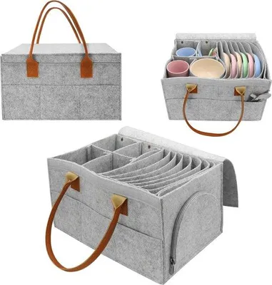 Image de Service de table de camping en plastique, 12 pièces, pour camping-car et camping