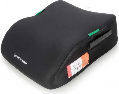 Produktbild von Kindersitzerhöhung nach UN/ECE R129, Autositzerhöhung für Kinder von 135 – 150 cm, Sitz anatomisch geformt, Polyester-Bezug abnehmbar und waschbar, schwarz