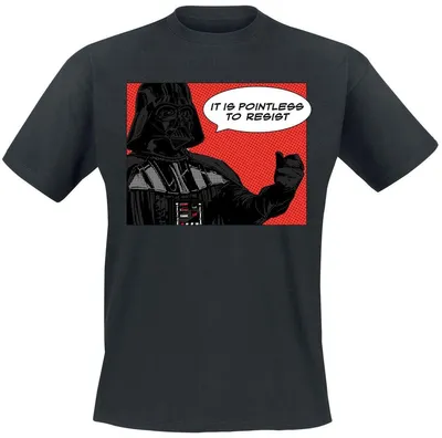 Produktbild von Star Wars T-Shirt Herren DARTH VADER POINTLESS schwarz M