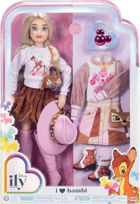 Zdjęcie produktu dla Lalka modowa Bambi, 28 cm, zabawka kolekcjonerska dla dzieci