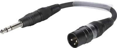 Produktbild von SOMMER CABLE Adapterkabel XLR(M)/Klinke stereo 0,15m