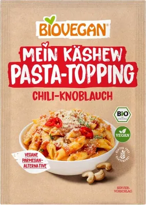 Zdjęcie produktu dla Biovegan My Cheese Pasta Topping Chilli Garlic organic 50g