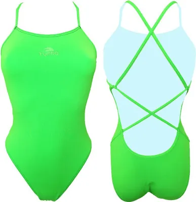 Image de Maillot de bain Turbo Patron Sirène vert pour filles de 8 ans
