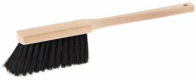 Image de Balai à main en crin de cheval L.450mm avec dos en bois