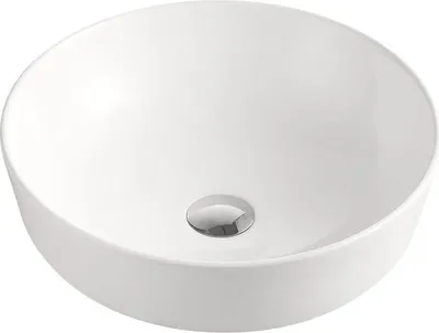 Produktbild von Beitz & Walz AqvaCeramica Aufsatzwaschtisch 415 mm 'SlimRim'- weiß -