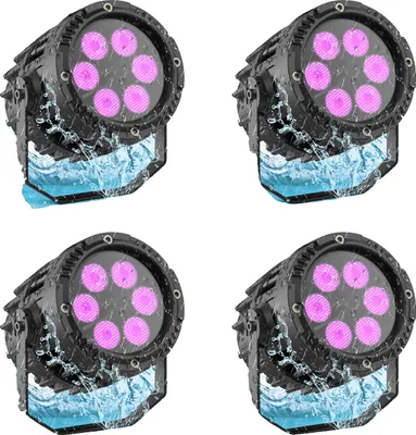 Produktbild von LED-Bühnenbeleuchtung, wasserdichtes Design, Mehrfarben-Effekte, EU-Stecker
