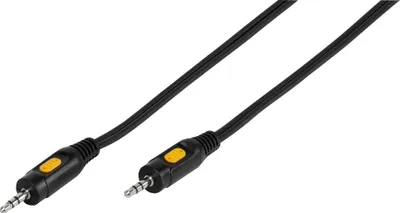 Zdjęcie produktu dla ViVanco™VVAJACK50MMK, 3.5mm, Męska, 3.5mm, Męska, 5 m, Czarny