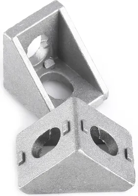 Produktbild von 10 Stück Aluminiumlegierung L-förmige Eckhalterung rechtwinklige Klammerbefestigung 20 x 20 mm