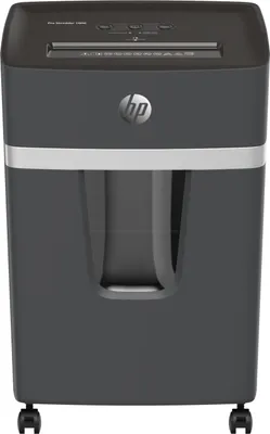 Produktbild von Hewlett Packard 581835 PRO SHREDDER 10MC Aktenvernichter, Mikroschnitt, P-5, 10 Karten, 20l, dunkelgrau