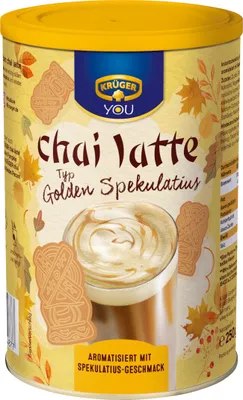 Produktbild von Krüger Golden Chai Spekulatius festliche Aromen Packung 250g