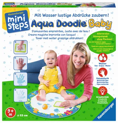 Produktbild von Ravensburger ministeps Aqua Doodle Baby Einfach mit Wasser malen 04540