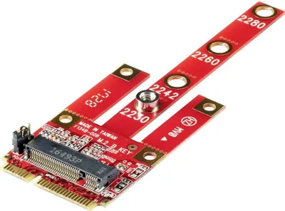 Produktbild von Renkforce RF-DT-134B Schnittstellen-Konverter [1x PCIe-Buchse 6pol. - 1x Mini-PCI-Express]