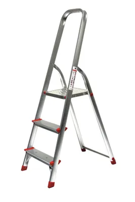 Produktbild von SZ Metall Stehleiter alu 3 Stufen, H: 126,0 cm