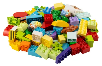 Produktbild von LEGO® DUPLO® Steine Sondersteine Bunt Gemischt NEU! Menge 100x – Jede Mischung individuell zusammengestellt