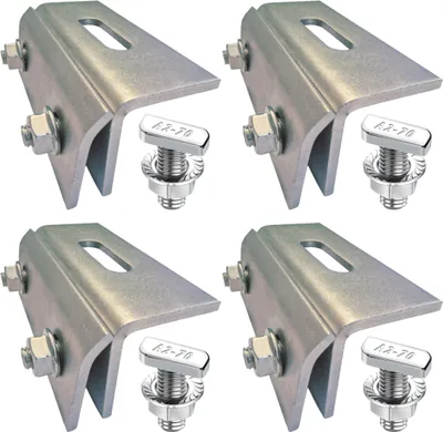 Produktbild von 1 Modul Montageset Blechdachklemme mit Hammerkopf 22,8