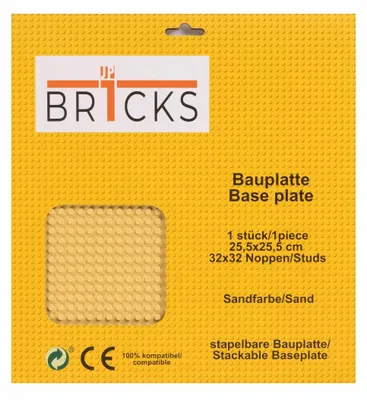 Produktbild von BR1CKS Baseplate Sand 32x32