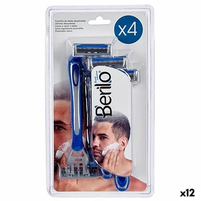 Obrázek produktu pro Jednorázové žiletky modré (12 kusů)