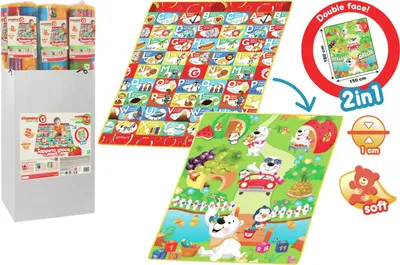 Imagen del producto de GLOBO 5569, Alfombra de juego para niños, Espuma, Multicolor