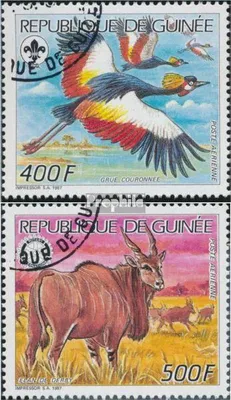 Produktbild von Briefmarken Guinea 1987 Mi 1198A-1199A (kompl.Ausg.) gestempelt Pfadfinderbewegung