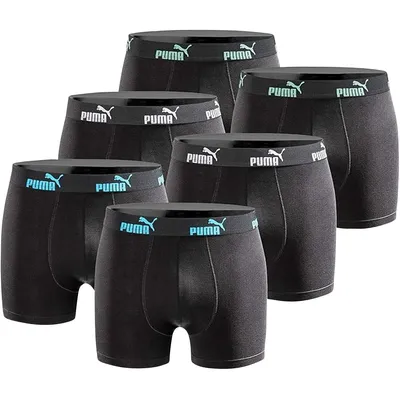 Produktbild von PUMA Boxershort 6er Pack Herren Basic Black Limited Edition - New Combo Black- Gr. M