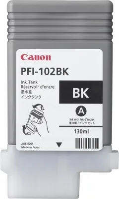 Produktbild von Canon PFI-102MBK, Schwarz, Tinte auf Pigmentbasis, 1 Stück(e)