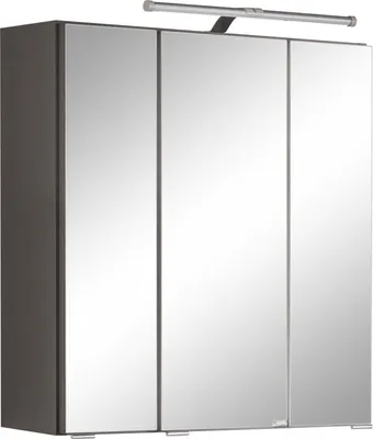 Produktbild von Held Möbel 3D-Spiegelschrank Paris 60 cm graphitgrau