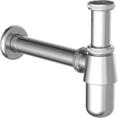Productafbeelding van Sifon - Gootsteenafvoer - Afvoergarnituur voor wastafel en wastafel - Geurafsluiter met reinigingsopening - Flessensifon - Afvoerpijp 98803110