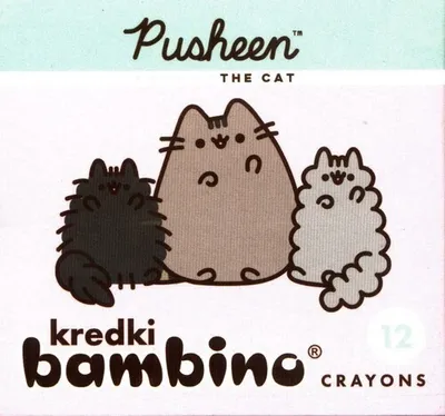 Obrázok produktu pre Kredki Bambino Pusheen 12 kolorów
