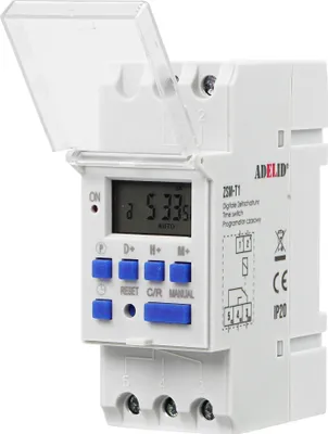 Produktbild von Zeitschaltuhr Digital Hutschiene Zeitschalter Timer Wochen Schaltuhr Einbau 230V