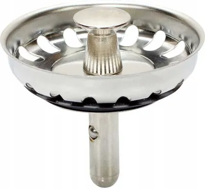 Produktbild von Stopfen mit Sieb für Spülbecken 50 mm Chrom