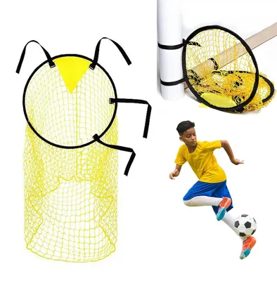 Obrázek produktu pro Cíl pro fotbal – výška 60 cm, polyester – skládací a přenosný – tréninkový cíl pro děti i dospělé