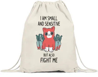 Produktbild von Lustiger Katzen Turnbeutel Gymsack Katzenliebhaber Katzenbesitzer Katzen-Mama Geschenk Katzenmotiv