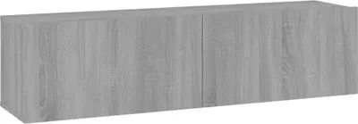 Produktbild von "SALE 2026"TV-StänderTV-Wandschrank - TV-Regal - Fernsehkommode - Grau Sonoma 120x30x30 cm Holzwerkstoff - TV-Lowboard DE8667891