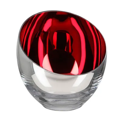 Produktbild von Fink CANDY, Teelichthalter, Glas, rot, H. 11 cm, D. 11 cm 116089